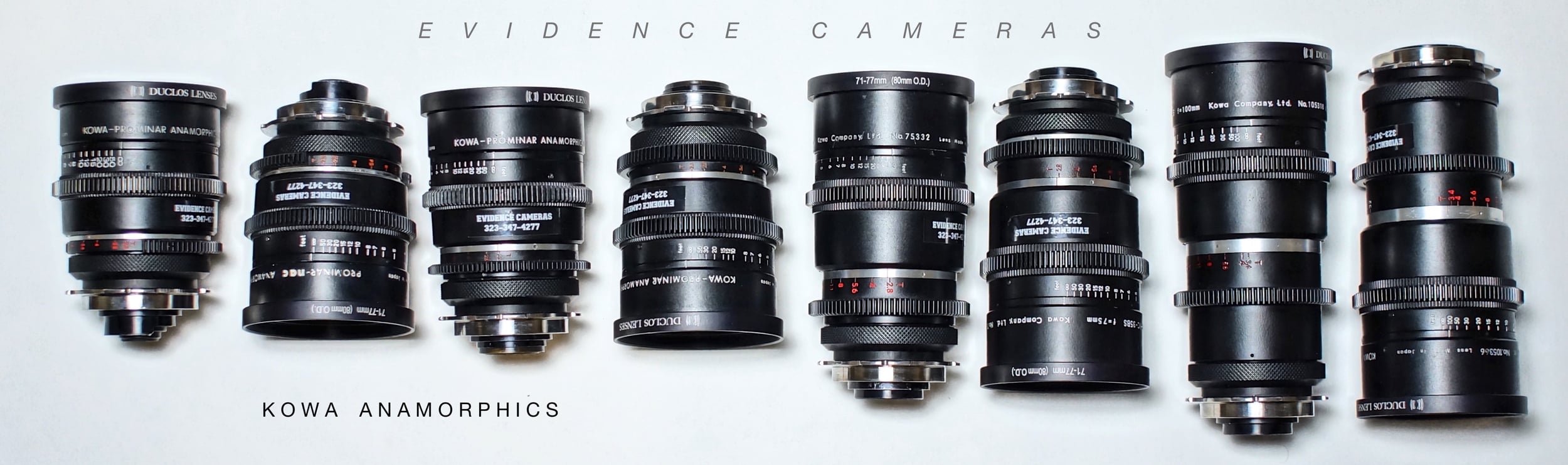 KOWA CINE 2x ANAMORPHIC — EVIDENCE CAMERAS | motion picture KOWA CINE 2x ANAMORPHIC — EVIDENCE CAMERAS | motion picture